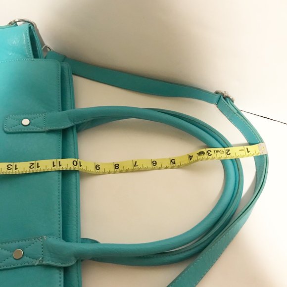Damsel in Defense Teal Concealed Carry Purse - Picture 14 of 16